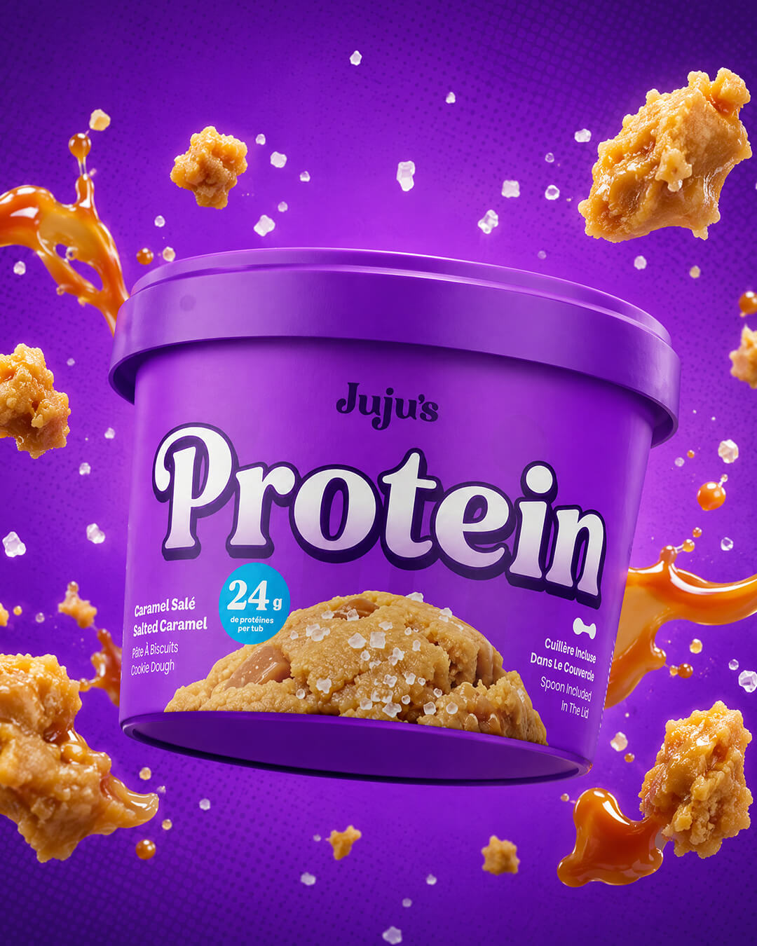 Baked Into Salted Caramel Cookies