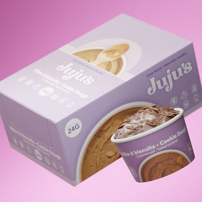 Pâte à biscuits au caramel salé